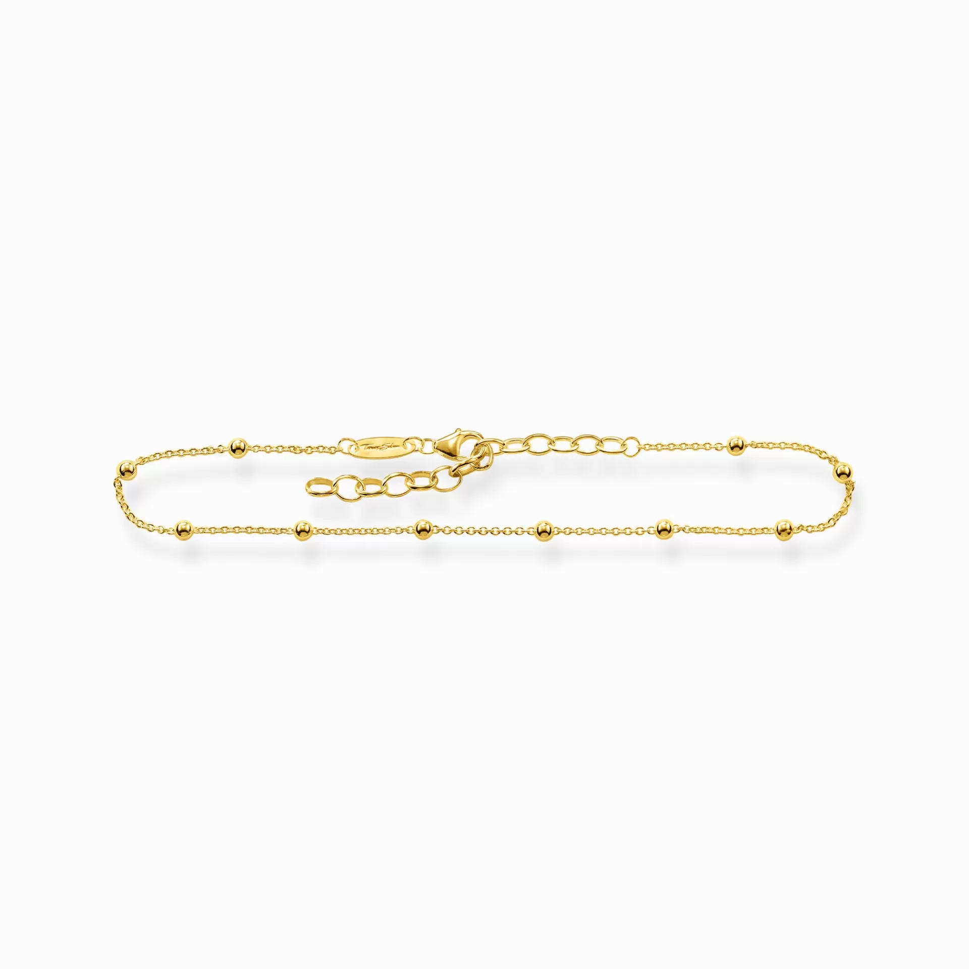 THOMAS SABO Ankelkedjor<ANKELKEDJA DOTS GULD gult guldfargad