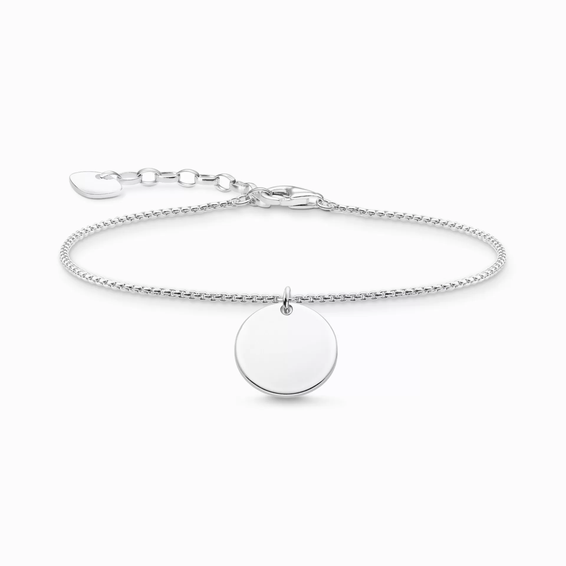 THOMAS SABO Armband | Återvunnet 925 silver<ARMBAND H&AUML;NGSMYCKE SILVER silverfargad