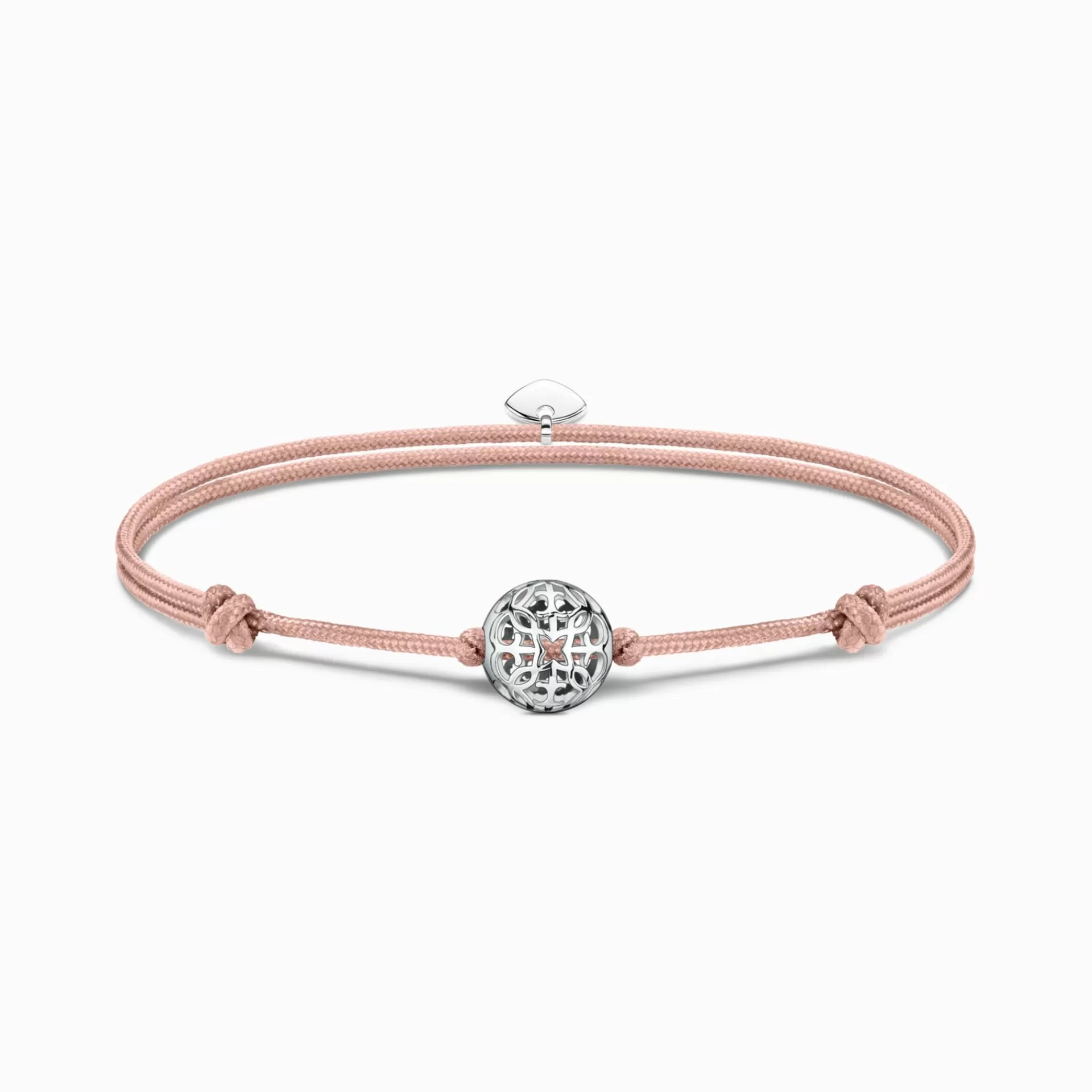 THOMAS SABO Armband | Återvunnet 925 silver<ARMBAND KARMA SECRET MED BEAD SILVER silverfargad, beige