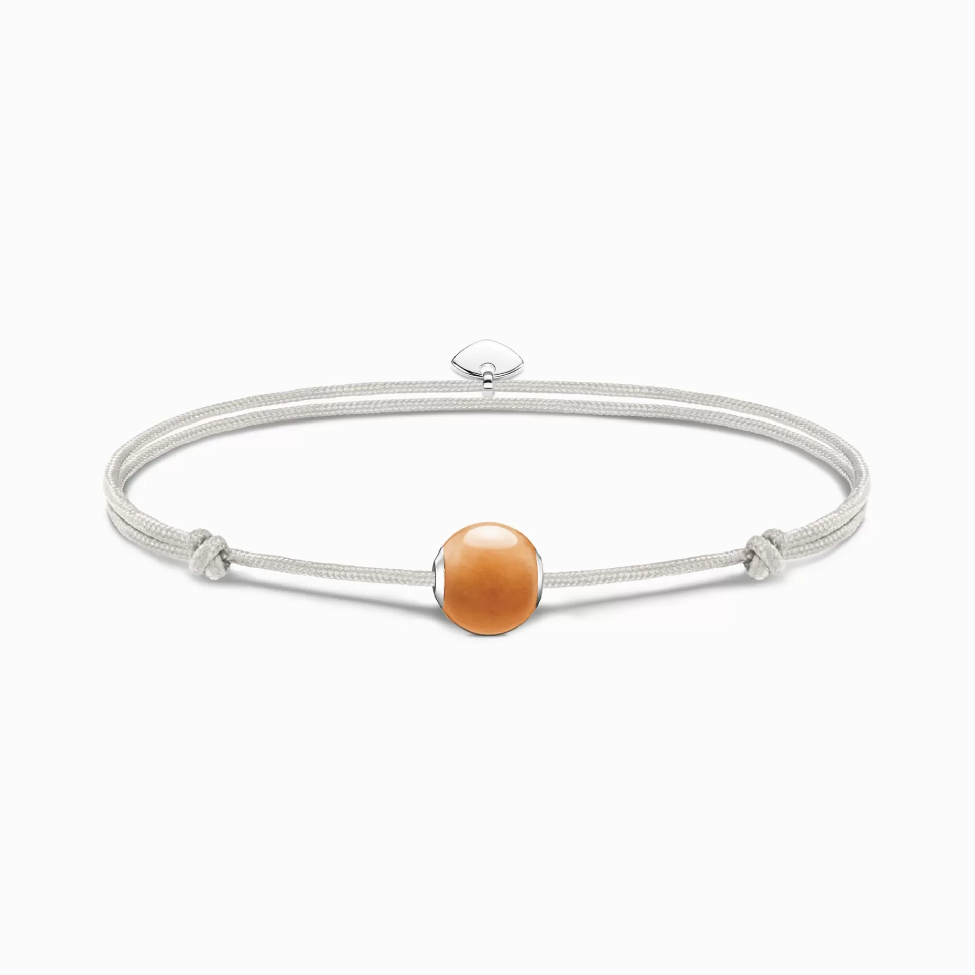 THOMAS SABO Armband | Återvunnet 925 silver<ARMBAND KARMA SECRET MED R&OUML;D AVENTURIN BEAD silverfargad, röd, beige