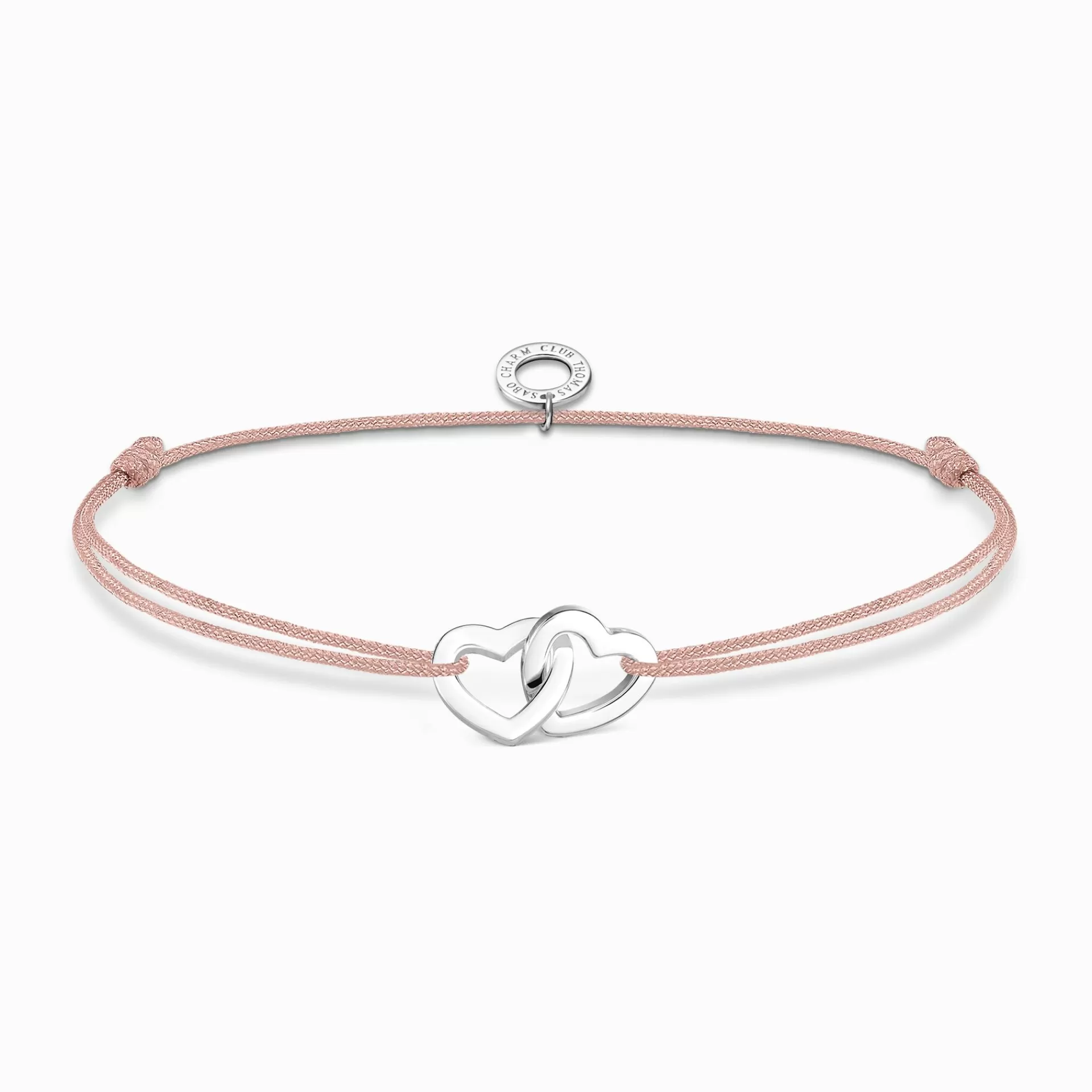 THOMAS SABO Armband | Återvunnet 925 silver<ARMBAND LITTLE SECRET HJ&AUML;RTAN silverfargad, beige