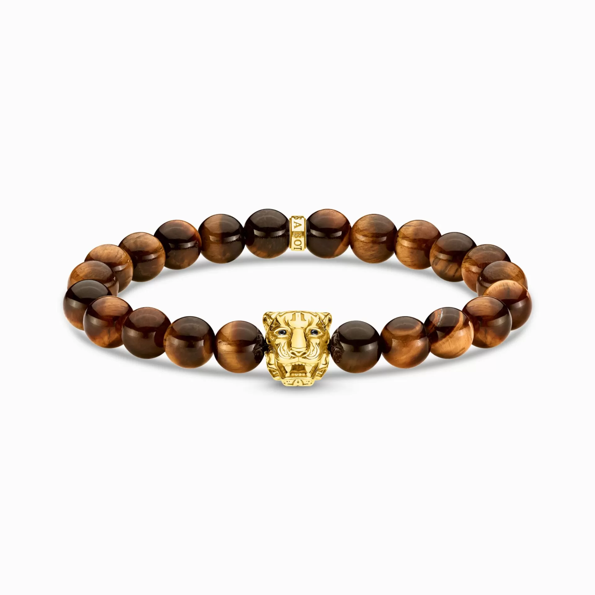 THOMAS SABO Armband | Armband<ARMBAND TIGER GULD gult guldfargad, brun, svart