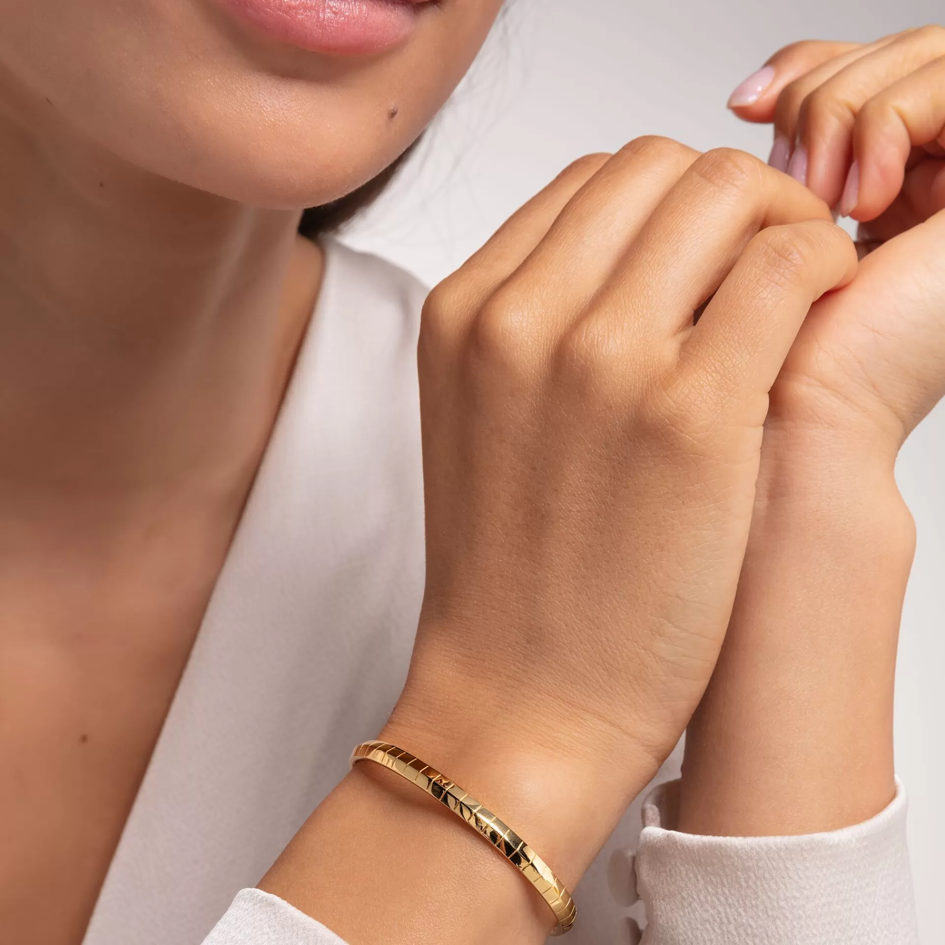 THOMAS SABO Armringar | Armringar<ARMRING ORMSKINN GULD gult guldfargad