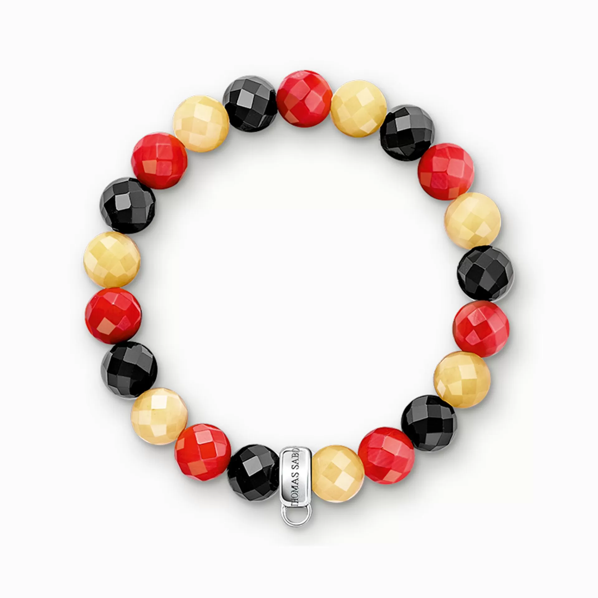 THOMAS SABO Charm Armband | Charm Armband<CHARM-ARMBAND TYSKLAND gul, röd, svart, silverfargad
