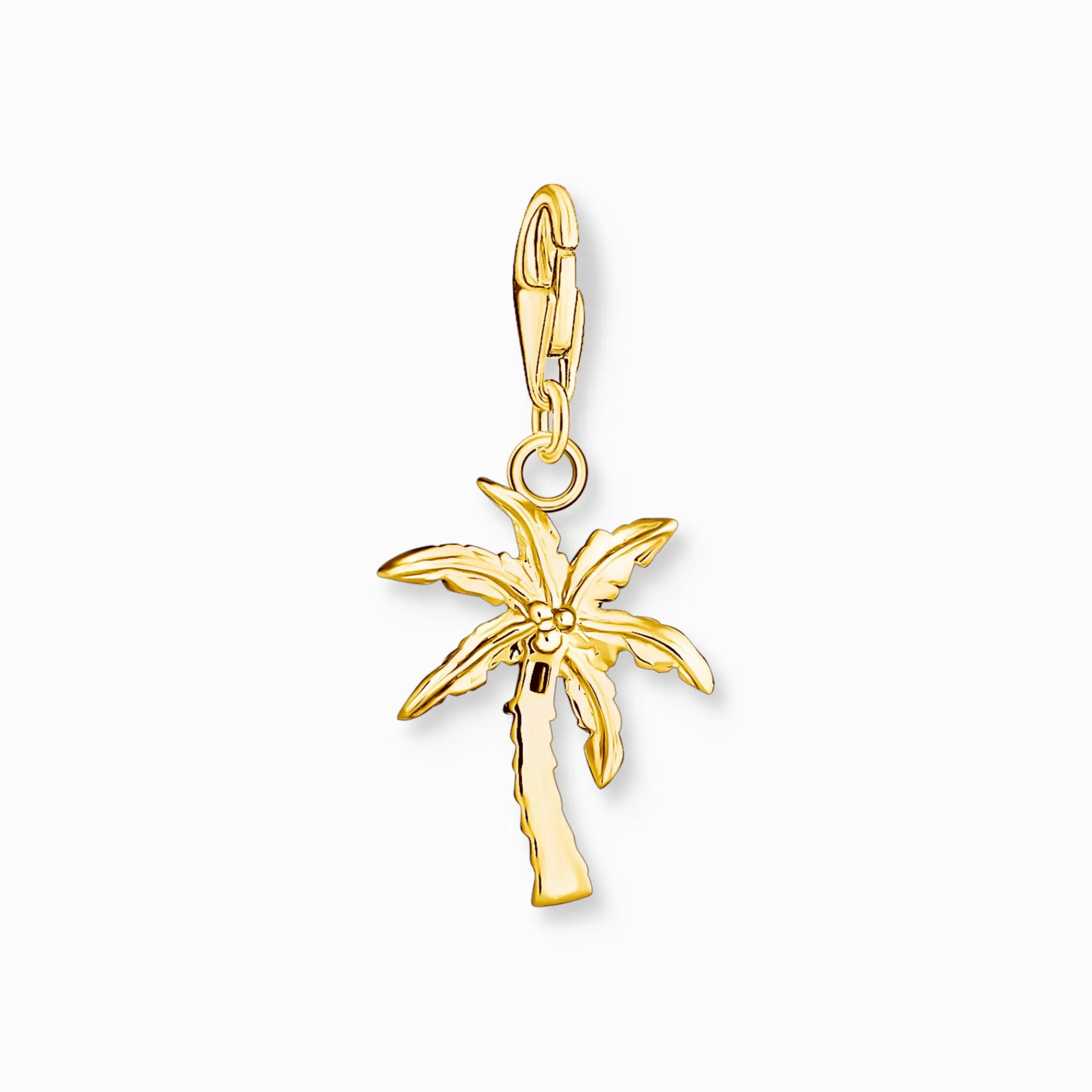 THOMAS SABO Charms | Charms<CHARM-H&AUML;NGSMYCKE F&AUML;RGGLAD PALM GULDPL&AUML;TERAD gult guldfargad, grön, blå, turkos, röd, orange, vit