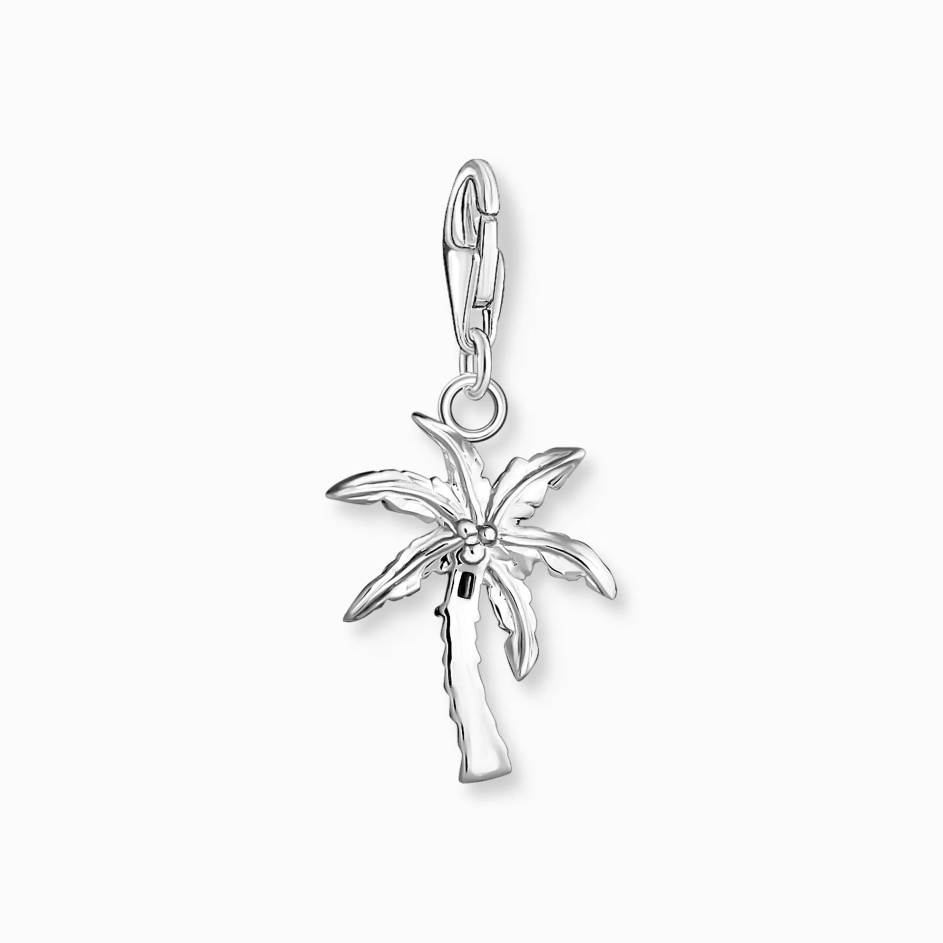 THOMAS SABO Charms | Charms<CHARM-H&AUML;NGSMYCKE F&AUML;RGGLAD PALM SILVER blå, grön, orange, röd, silverfargad, turkos, vit
