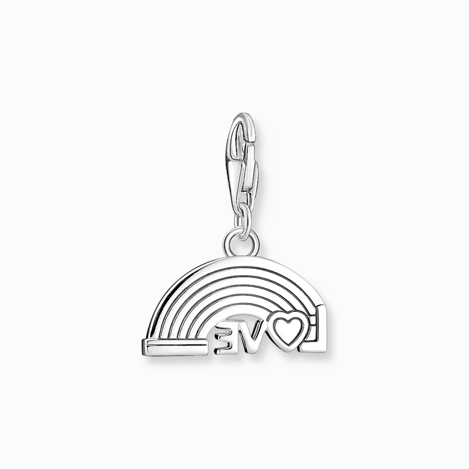 THOMAS SABO Charms | Charms<CHARM-H&AUML;NGSMYCKE F&AUML;RGGLAD REGNB&ARING;GE SILVER silverfargad, orange, turkos, grön, blå, violett, vit, gul, röd