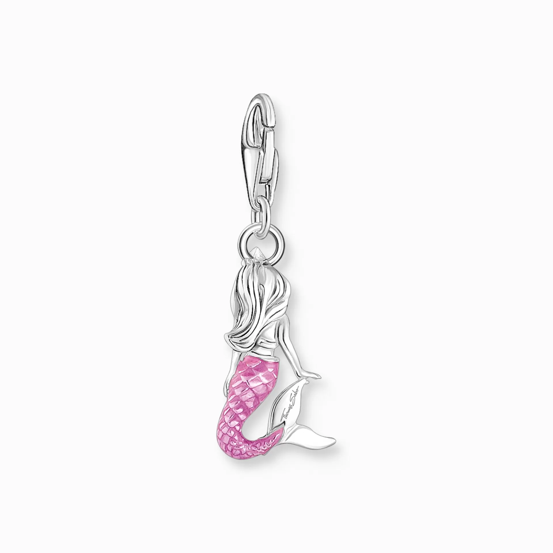 THOMAS SABO Charms | Charms<CHARM-H&AUML;NGSMYCKE LILLA SJ&OUML;JUNGFRUN, SILVER silverfargad, röd, violett