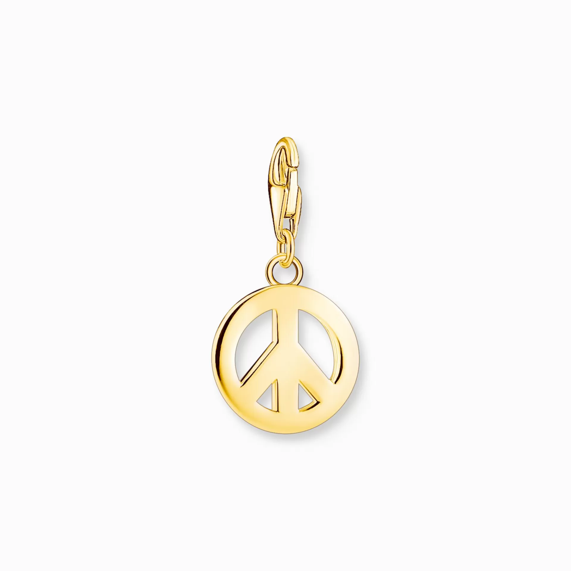 THOMAS SABO Charms | Charms<CHARM-H&AUML;NGSMYCKE PEACE MED STENAR I F&AUML;RG GULD gult guldfargad, blå, turkos, orange, röd, grön, violett