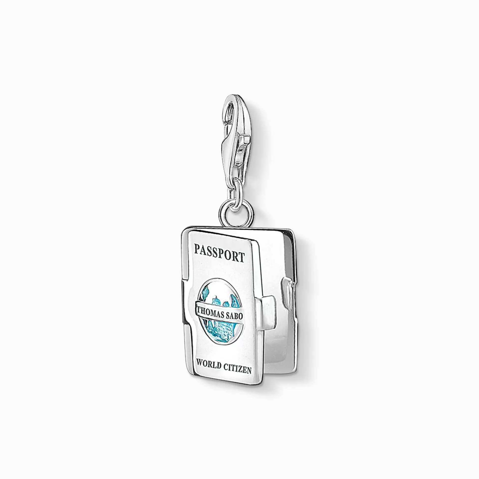 THOMAS SABO Charms | Charms<CHARM-H&AUML;NGSMYCKE RESPASS silverfargad, turkos