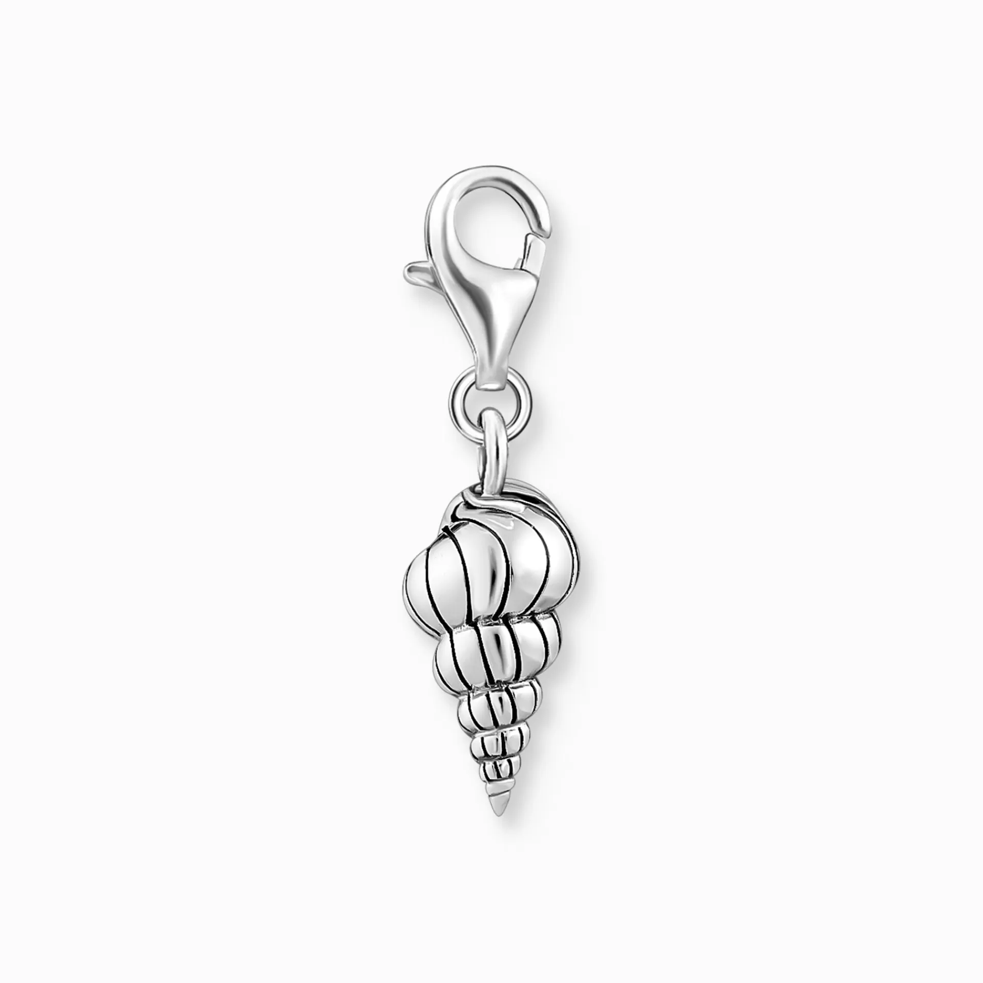 THOMAS SABO Charms | Charms<CHARM-H&AUML;NGSMYCKE SKAL MED P&AUML;RLA SILVER silverfargad, vit