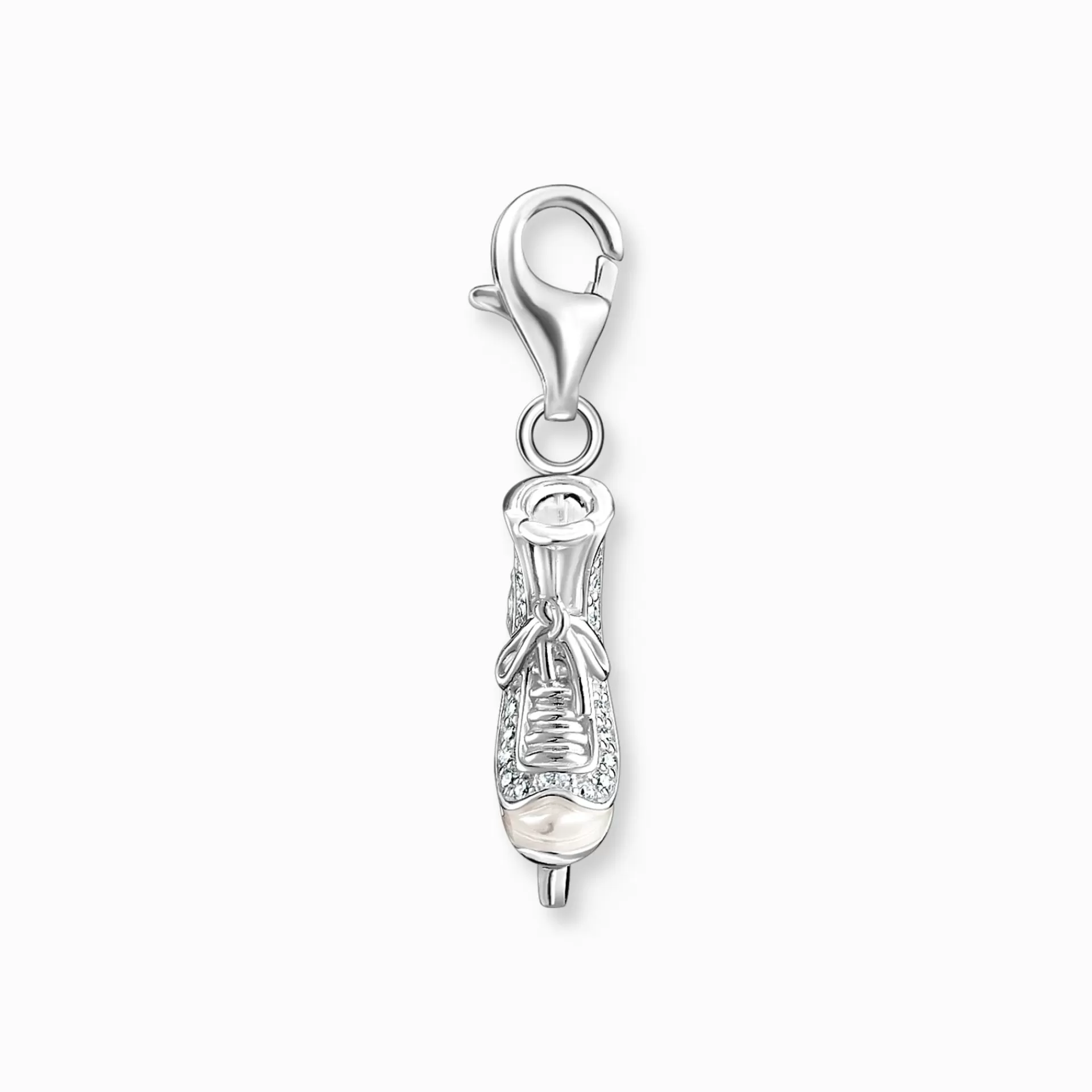THOMAS SABO Charms | Charms<CHARM-H&AUML;NGSMYCKE SKATE SILVER silverfargad, vit, flerfargade toner