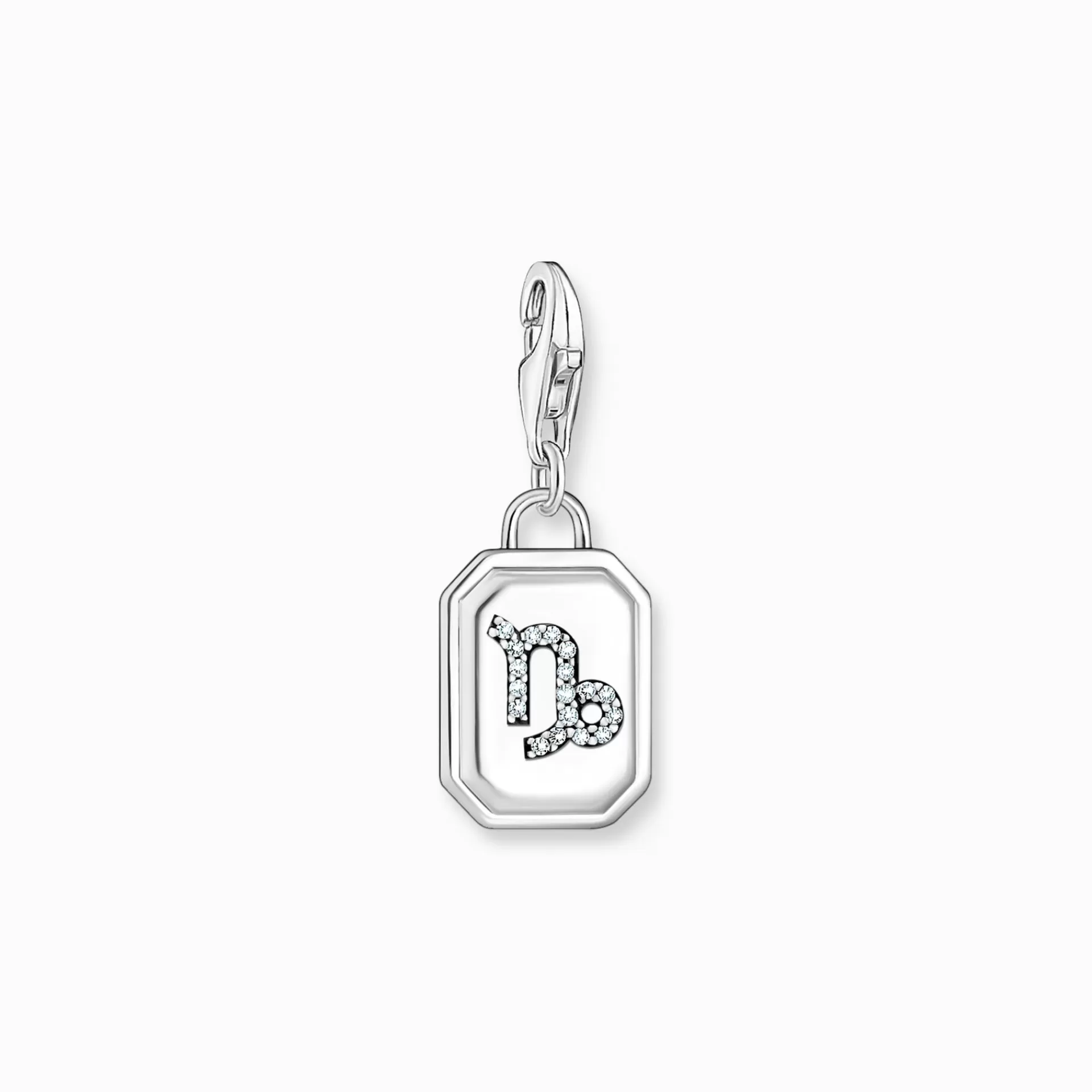 THOMAS SABO Charms | Charms<CHARM-H&AUML;NGSMYCKE STJ&AUML;RNTECKNET STENBOCKEN MED STENAR, SILVER silverfargad, vit