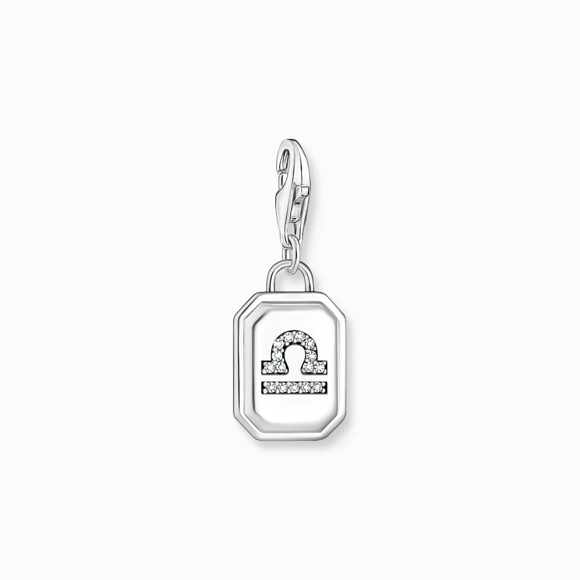 THOMAS SABO Charms | Charms<CHARM-H&AUML;NGSMYCKE STJ&AUML;RNTECKNET V&ARING;GEN MED STENAR, SILVER silverfargad, vit