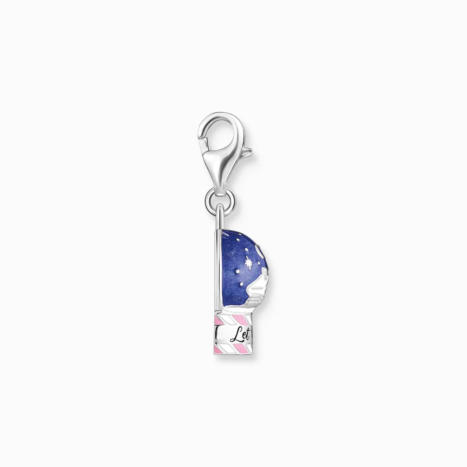THOMAS SABO Charms | Charms<CHARM-H&AUML;NGSMYCKEI FORM AV EN DETALJRIK SN&OUML;GLOB, SILVER blå, silverfargad, gul, rosa, grön, vit