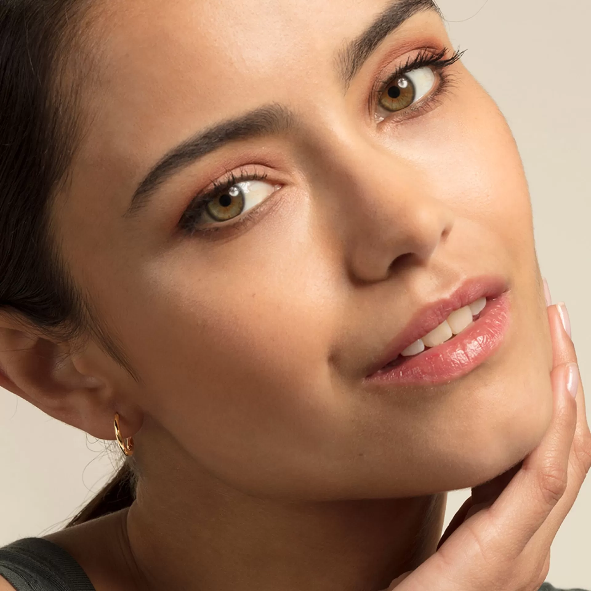 THOMAS SABO Creoler | 18K plätering<CREOL&OUML;RH&AUML;NGEN SM&ARING; gult guldfargad