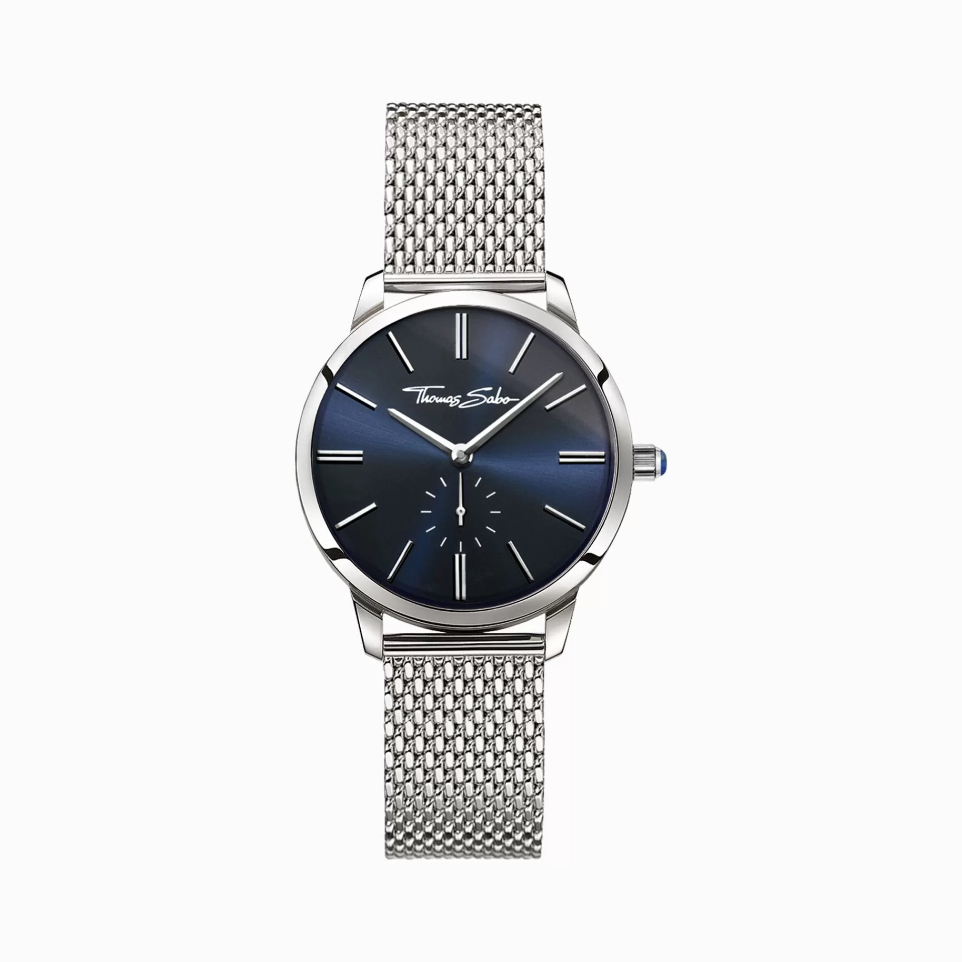 THOMAS SABO Klockor | Klockor för damer<DAMKLOCKA GLAM SPIRIT silverfargad, blå
