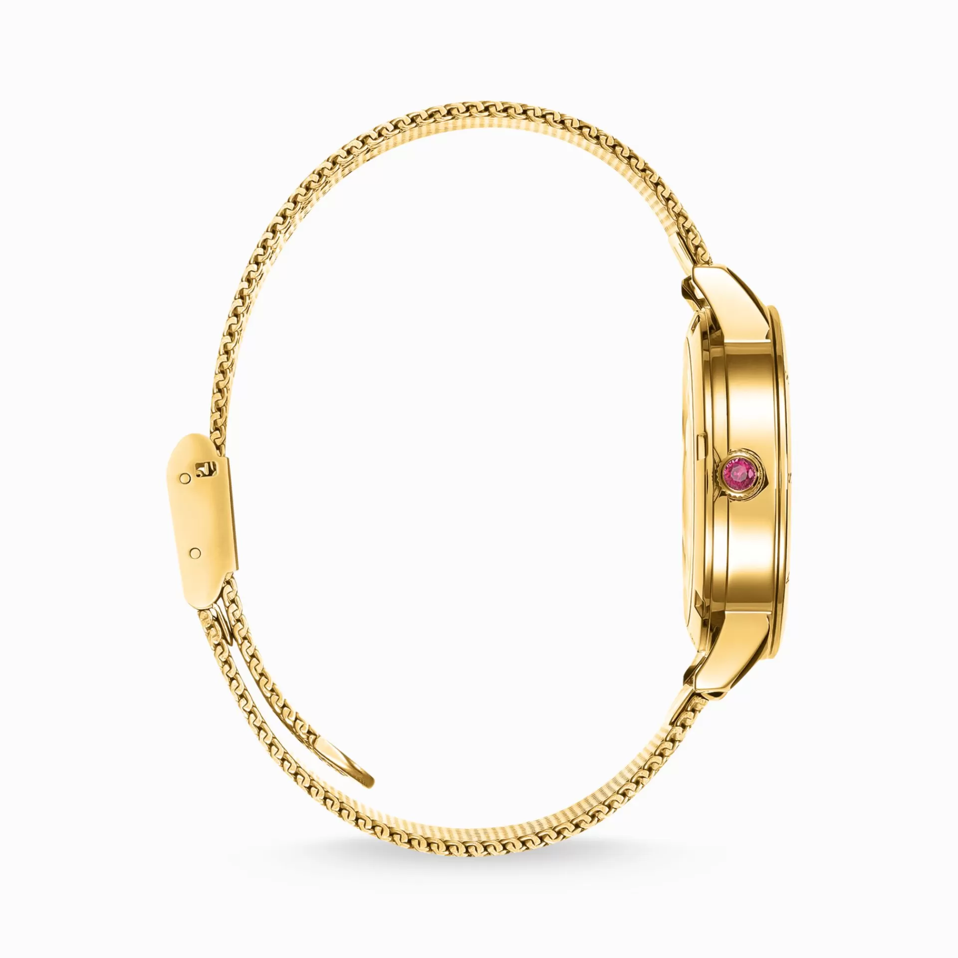 THOMAS SABO Klockor | Klockor för damer<DAMKLOCKA ORM I 3D-OPTIK GULD gult guldfargad