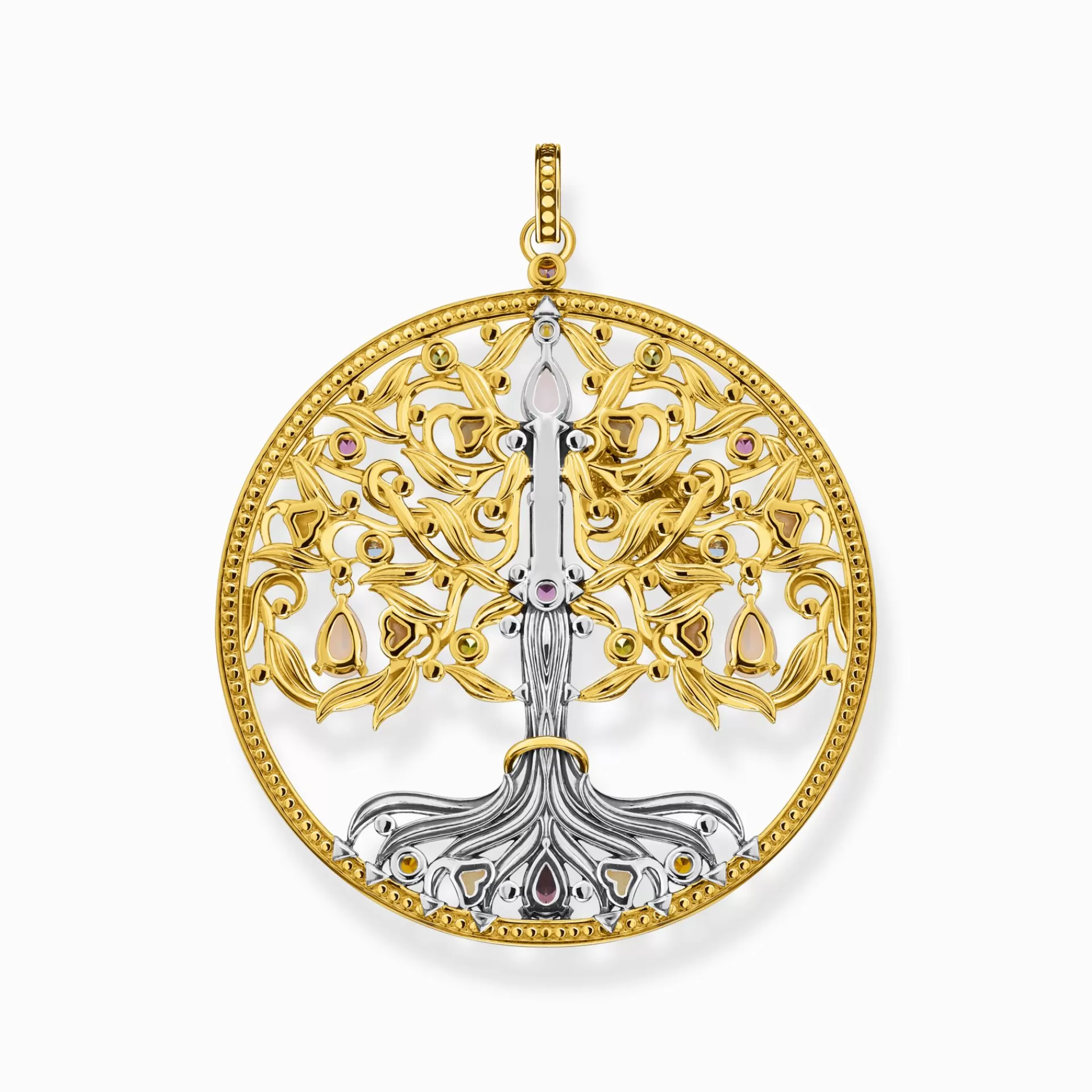 THOMAS SABO Hängsmycken | 18K plätering<H&AUML;NGSMYCKE K&AUML;RLEKENS TR&AUML;D GULD KORP gult guldfargad, silverfargad, rosa, violett, grön, champagnefargad, vit, blå, svart, orange, röd