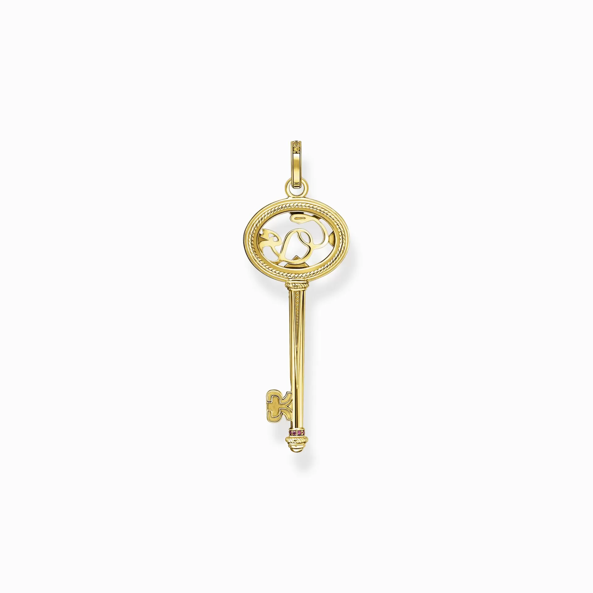 THOMAS SABO Hängsmycken | Upp till SEK 3.000<H&AUML;NGSMYCKE NYCKEL GULD gult guldfargad, orange, röd, violett
