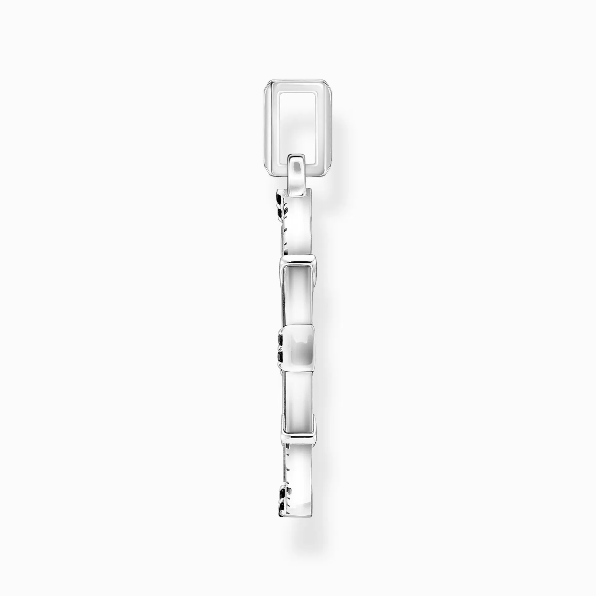 THOMAS SABO Hängsmycken | Återvunnet 925 silver<H&AUML;NGSMYCKE TALISMAN MED TIGER&OUML;GA OCH TURKOSA SILVER silverfargad, brun, turkos, svart
