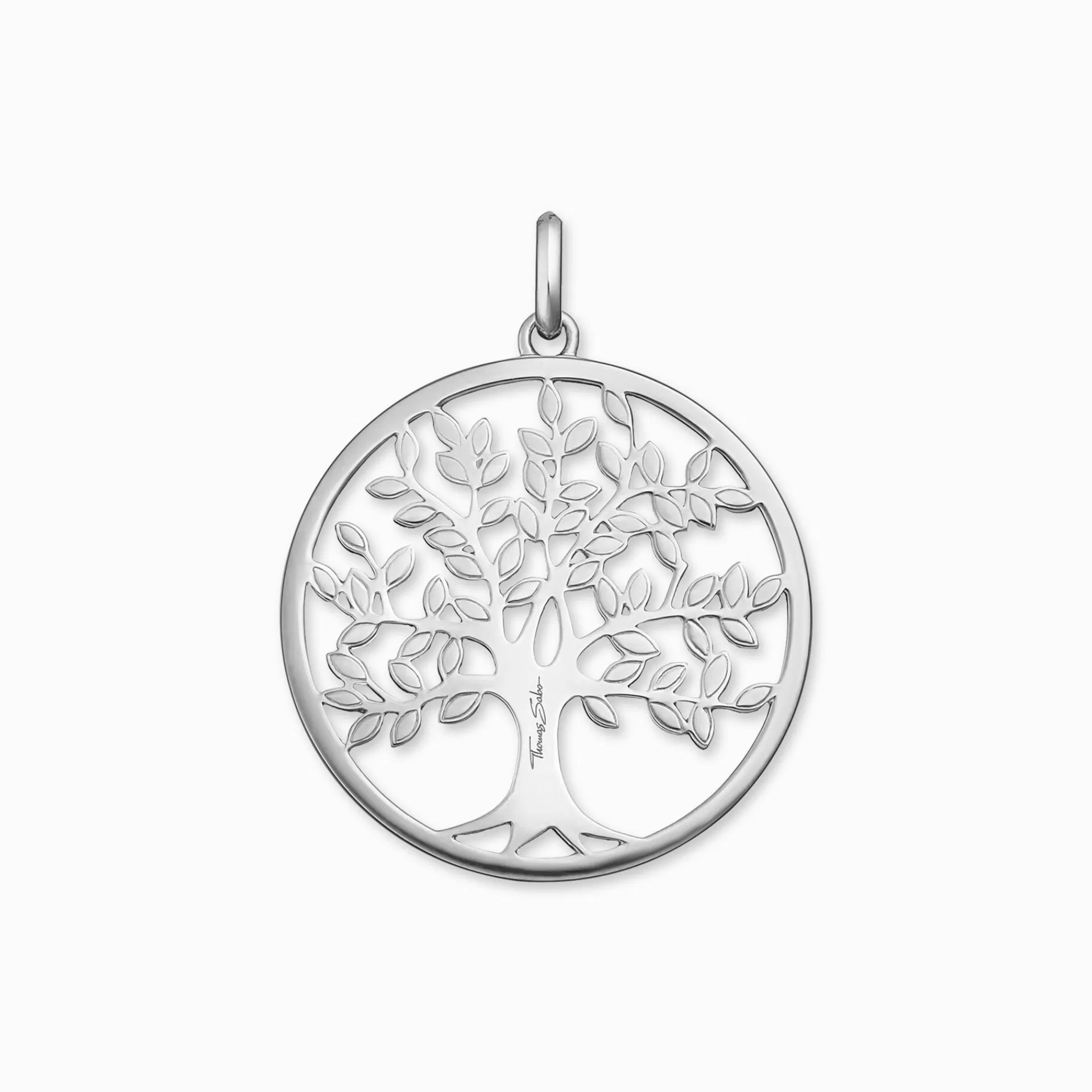 THOMAS SABO Hängsmycken | Återvunnet 925 silver<H&AUML;NGSMYCKE TREE OF LOVE silverfargad, vit
