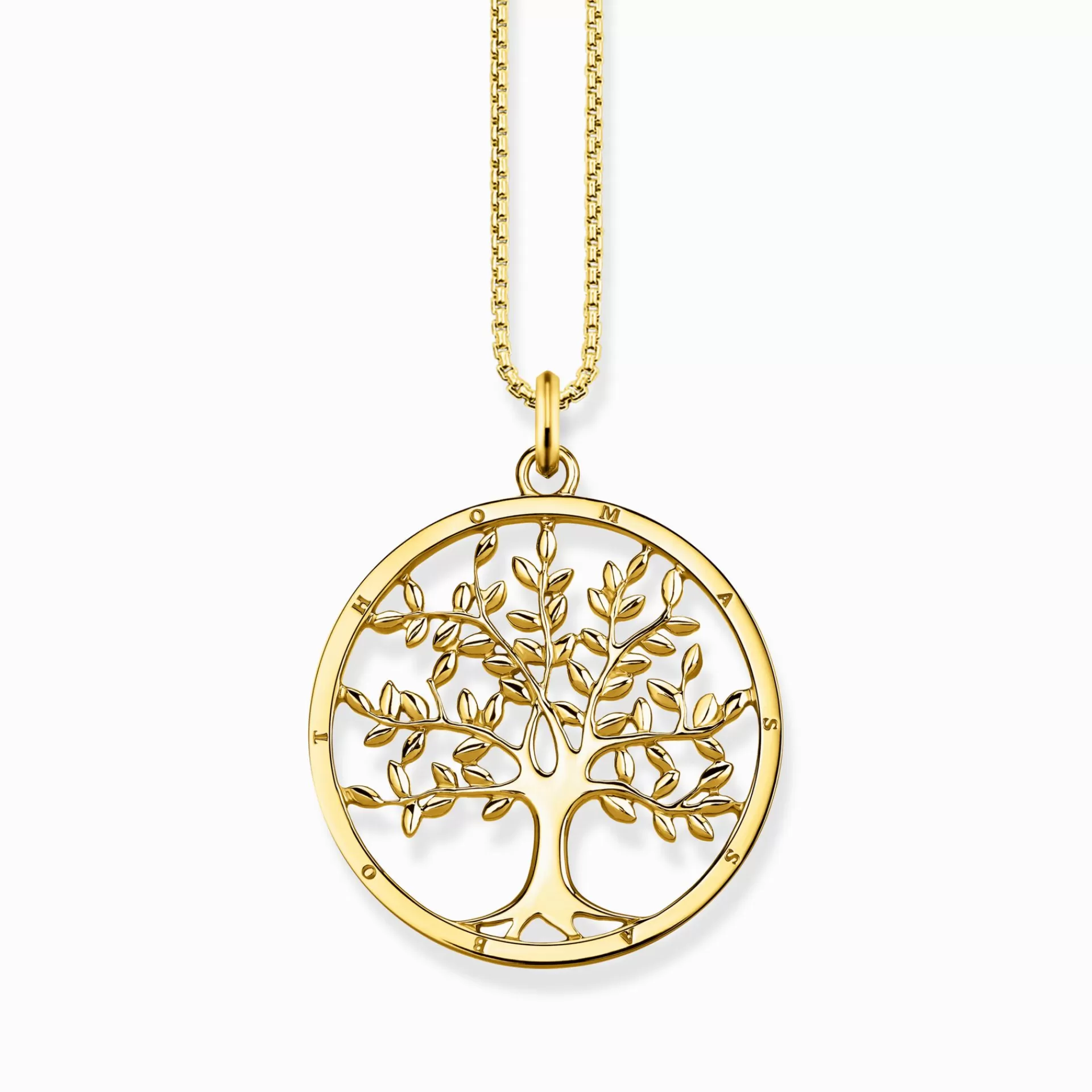 THOMAS SABO Hängsmycken | 18K plätering<H&AUML;NGSMYCKE TREE OF LOVE GULD gult guldfargad