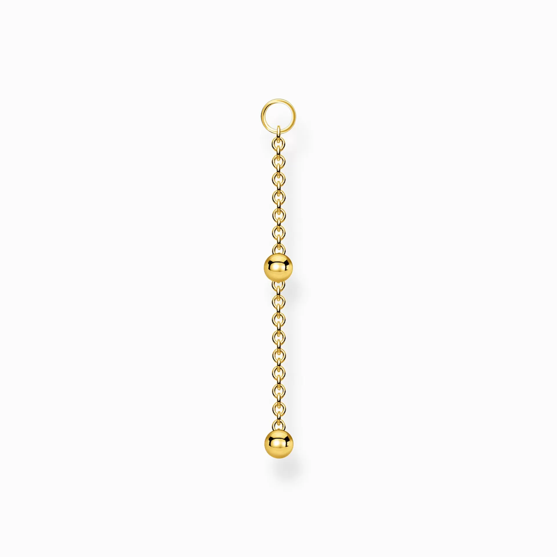 THOMAS SABO Creoler | 18K plätering<&OUML;RH&AUML;NGESBERLOCK INDIVIDUELLT KULOR GULD gult guldfargad