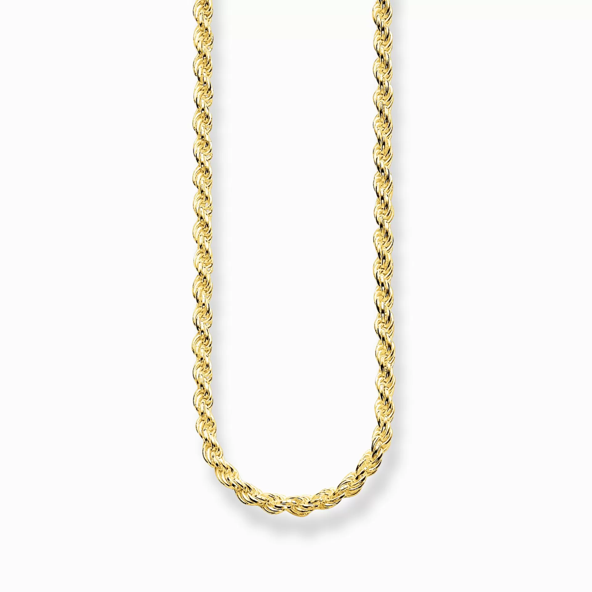 THOMAS SABO Halsband | 18K plätering<REPKEDJA gult guldfargad
