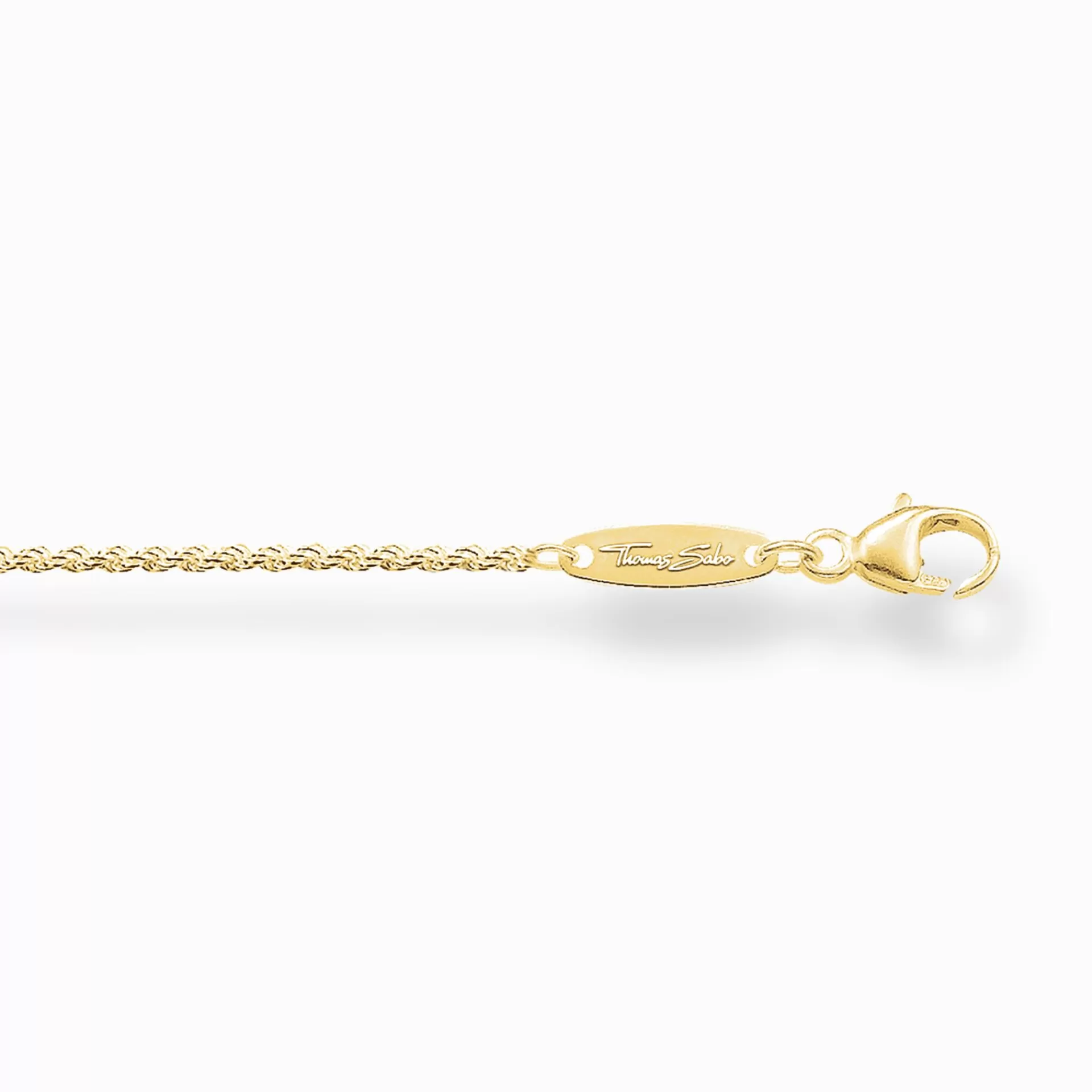 THOMAS SABO Halsband | 18K plätering<REPKEDJA gult guldfargad