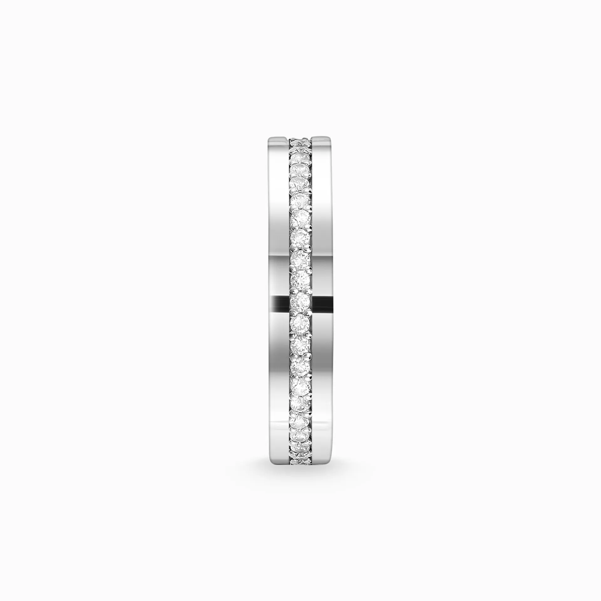THOMAS SABO Ringar | Återvunnet 925 silver<RING silverfargad, vit