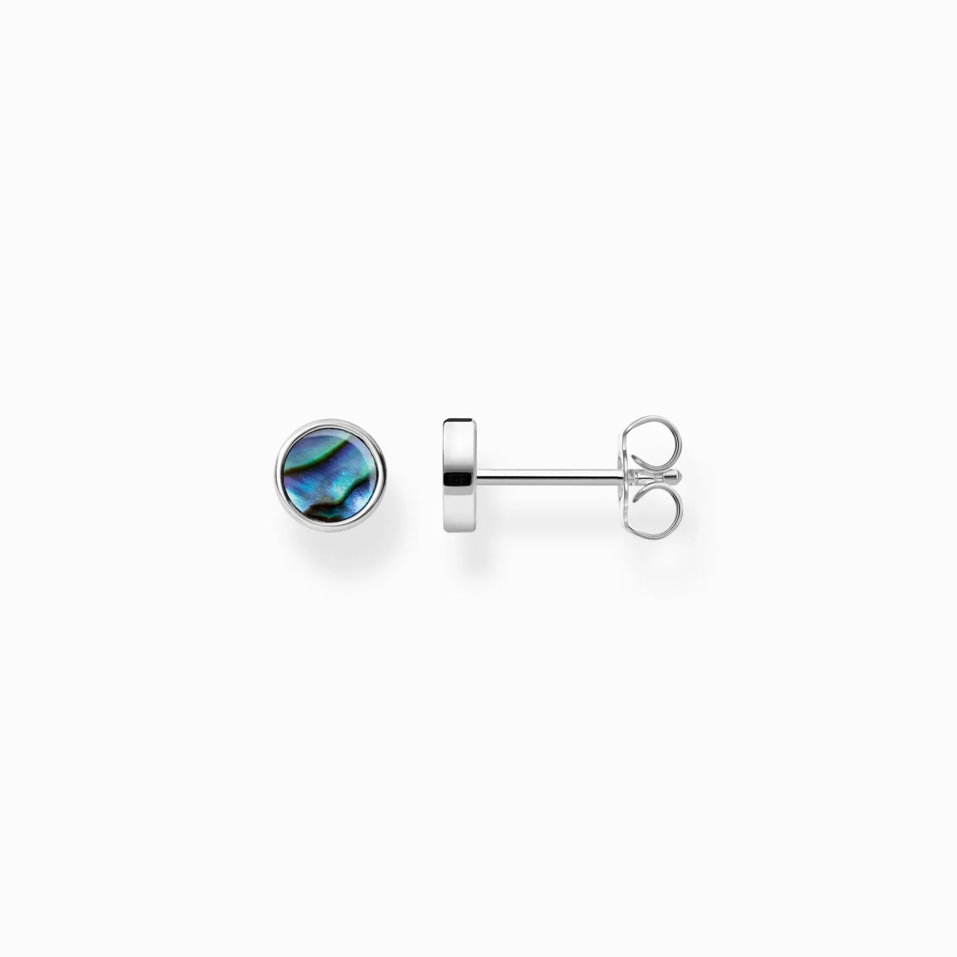 THOMAS SABO Stiftörhängen<STIFT&OUML;RH&AUML;NGEN grön, silverfargad, turkos, violett