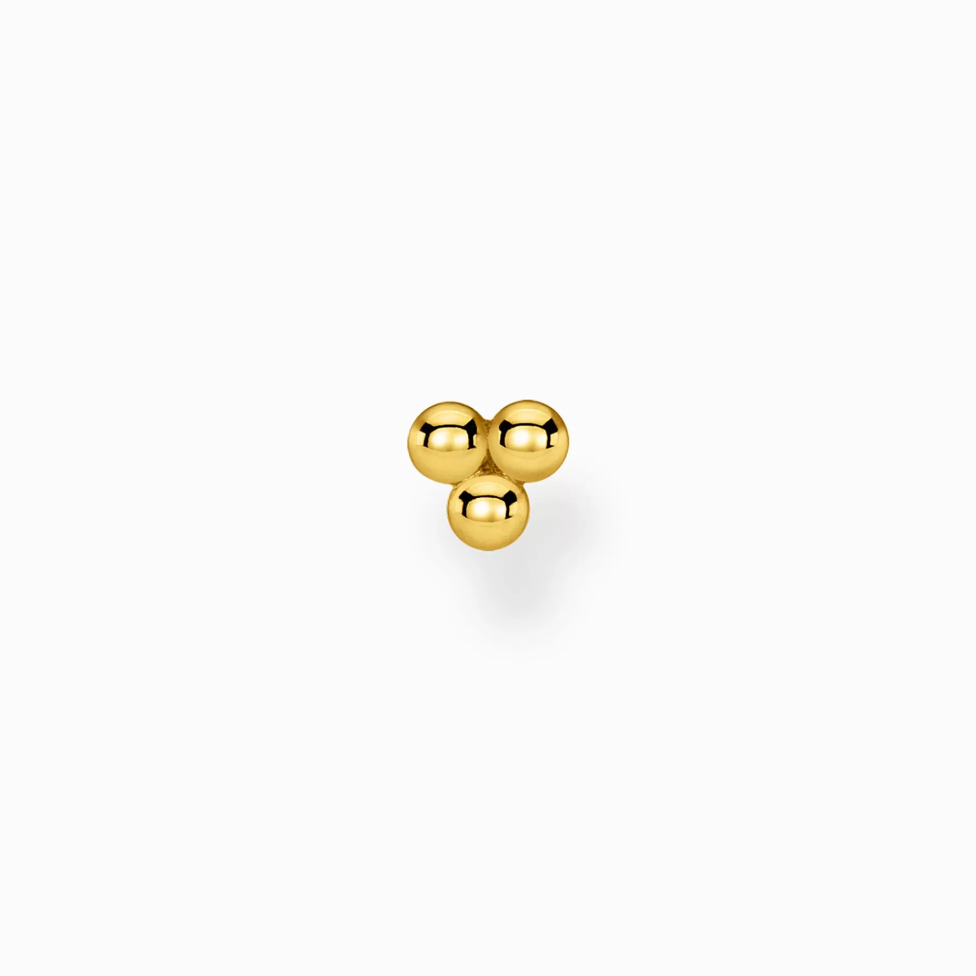 THOMAS SABO Stiftörhängen | 18K plätering<STIFT&OUML;RH&AUML;NGEN INDIVIDUELLT KULOR GULD gult guldfargad